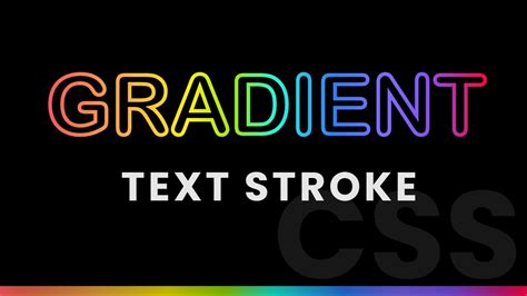 gradient text css